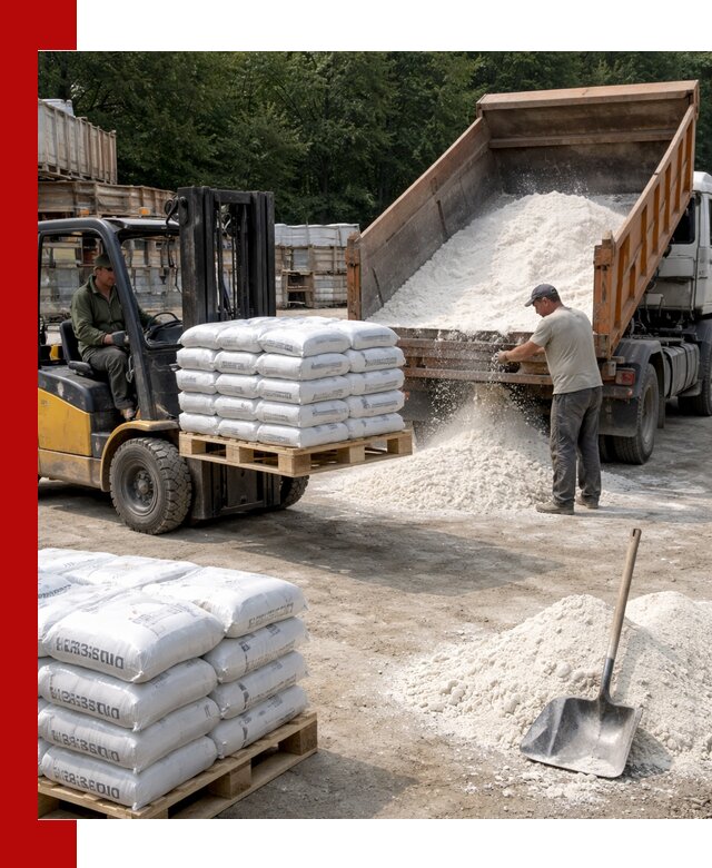 Доставка строительной извести оптом и в розницу в Усть-Илимске