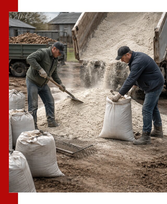 Доставка извести пушонки в Усть-Илимске оптом и мелким оптом