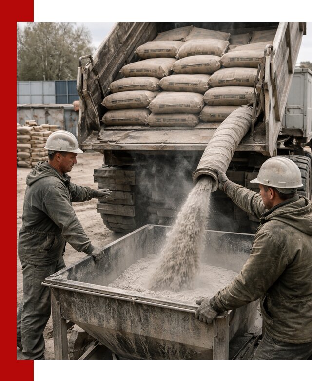 Доставка цемента М400 в Усть-Илимске оптом и в розницу