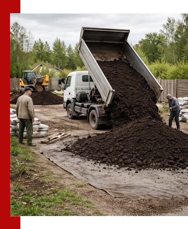 Доставка качественного почвогрунта в Усть-Илимске оптом и в розницу