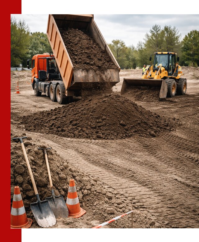 Поставка и доставка планировочного грунта в Усть-Илимске