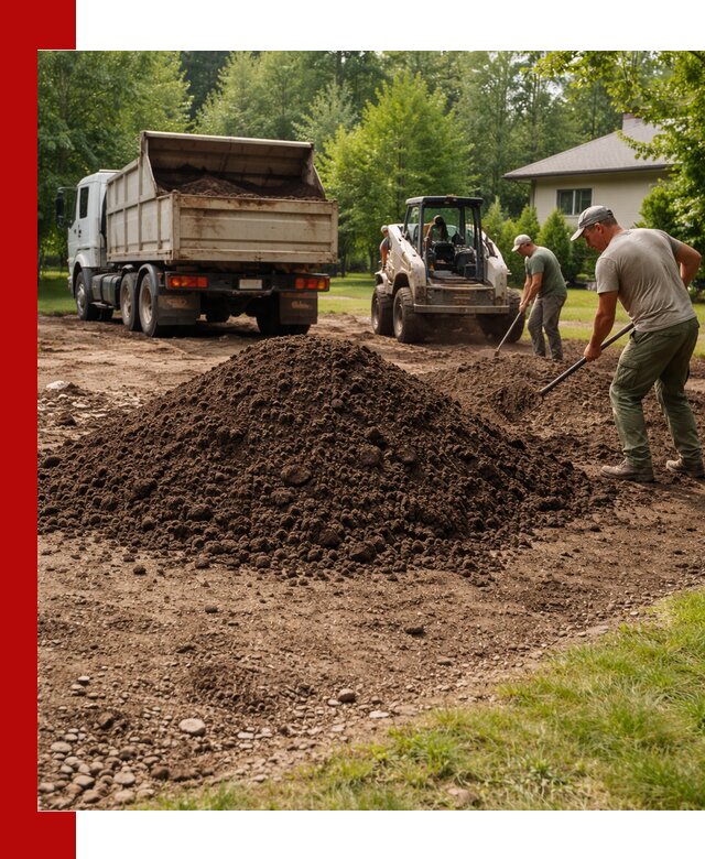Доставка и укладка грунта для газона в Усть-Илимске