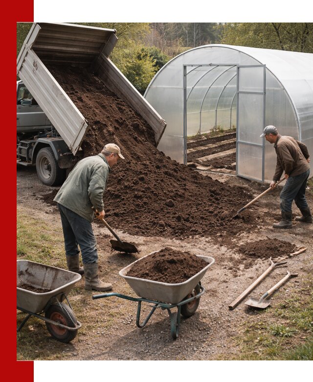 Грунт для теплицы с доставкой в Усть-Илимске — плодородный субстрат под растения