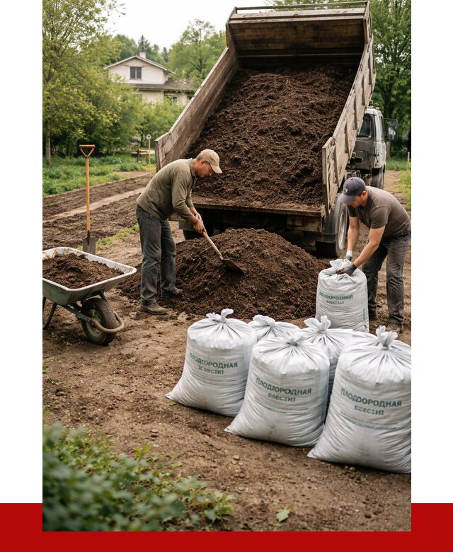Плодородная смесь в Усть-Илимске от 4368 р./куб с доставкой | ПРОНЕРУДСть