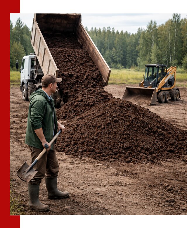 Купить верховой торф с доставкой в Усть-Илимске для садоводства и растений