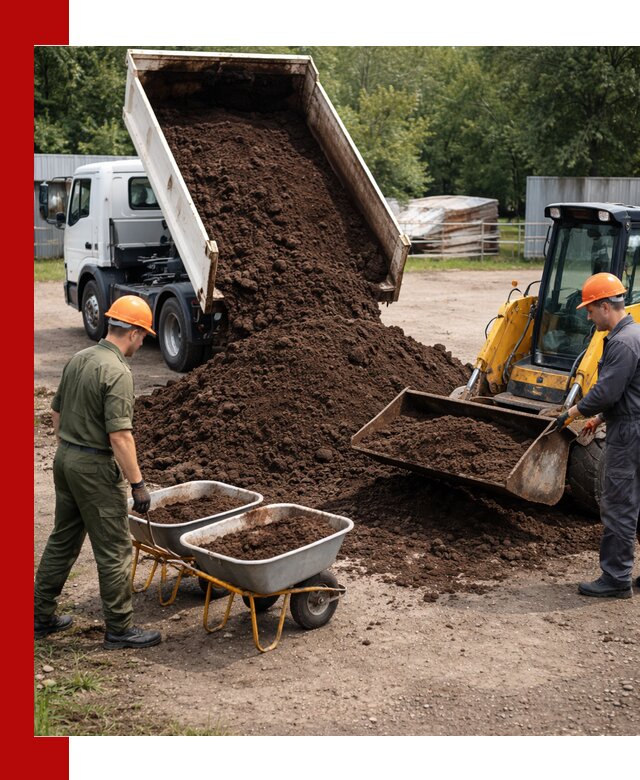 Доставка торфо-земляной смеси в Усть-Илимске для огорода и ландшафта