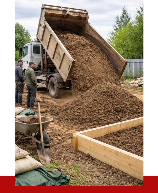 Торфо песчаная смесь в Усть-Илимске с доставкой от 1924 р. | ПРОНЕРУДСть