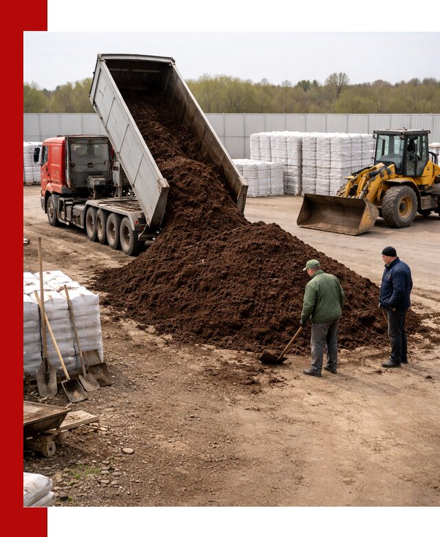 Доставка торфяных смесей оптом и в розницу в Усть-Илимске