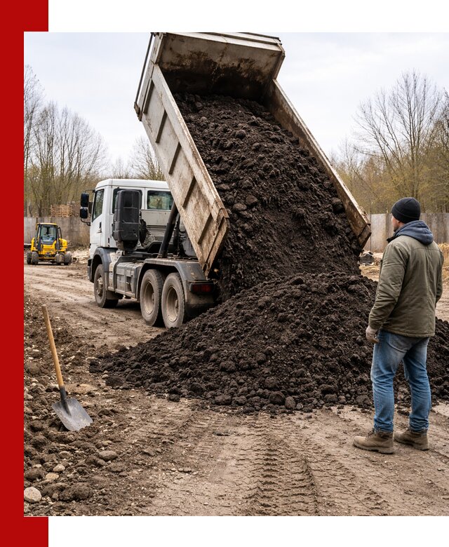 Доставка чернозема навалом в Усть-Илимске быстро и выгодно