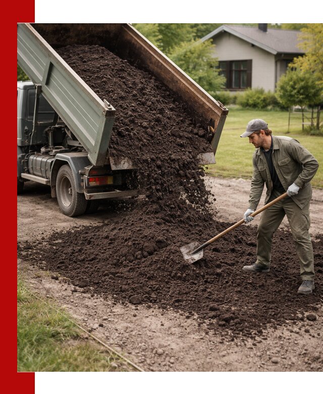 Чернозем для газона с доставкой в Усть-Илимске быстро и качественно