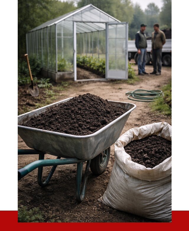 Чернозем для теплицы в Усть-Илимске с доставкой от 1560 р. | ПРОНЕРУДСть