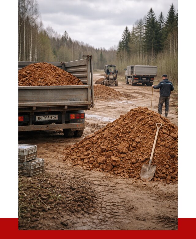 Глина и суглинки в Усть-Илимске от 4680 р. за куб | ПРОНЕРУДСть