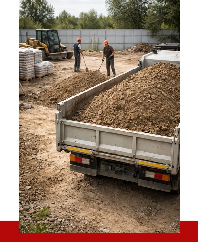 Супесь с доставкой в Усть-Илимске от 2548 р. за куб | ПРОНЕРУДСть