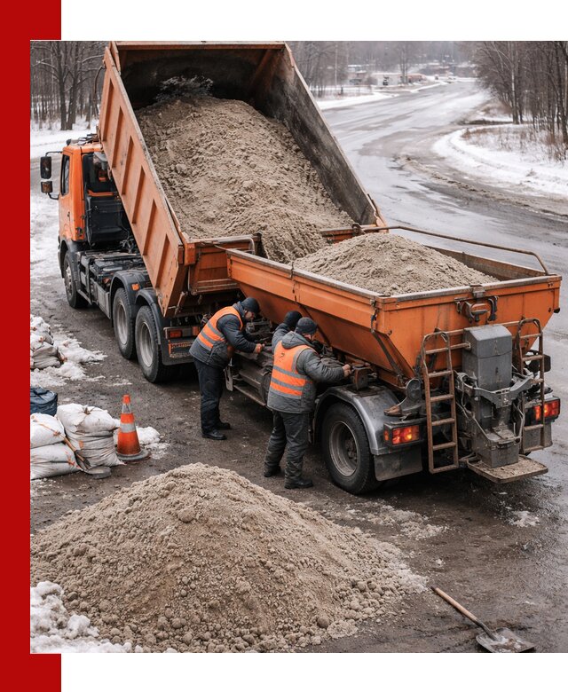 Поставка и вывоз пескосоля в Усть-Илимске оптом и в розницу