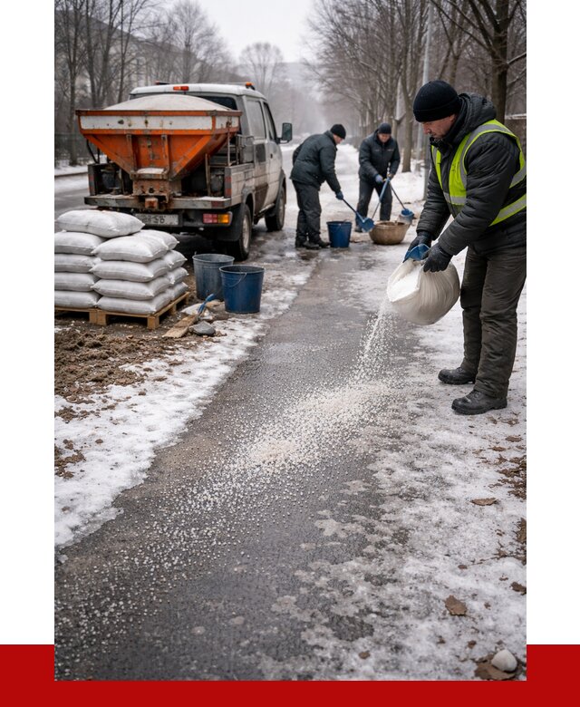 Реагент против гололеда в Усть-Илимске с доставкой от 4680 р. | ПРОНЕРУДСть