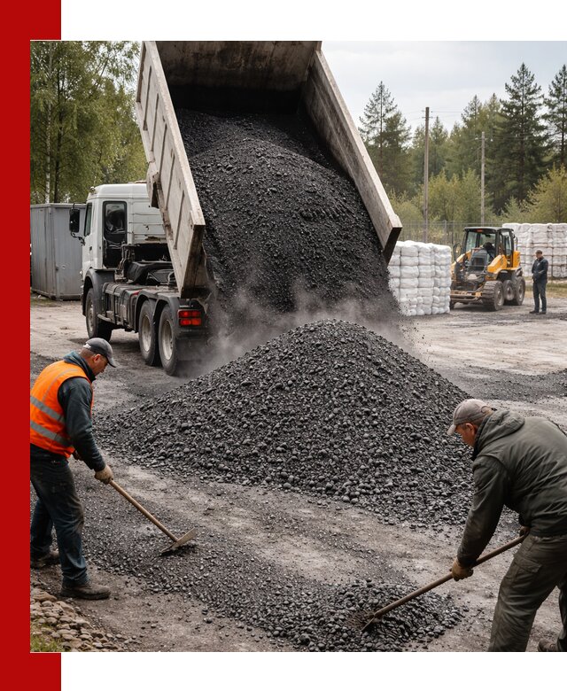 Доставка и продажа асфальтного гранулята в Усть-Илимске