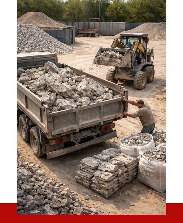 Купить бой бетона с доставкой в Усть-Илимске от 4992 р. | ПРОНЕРУДСть