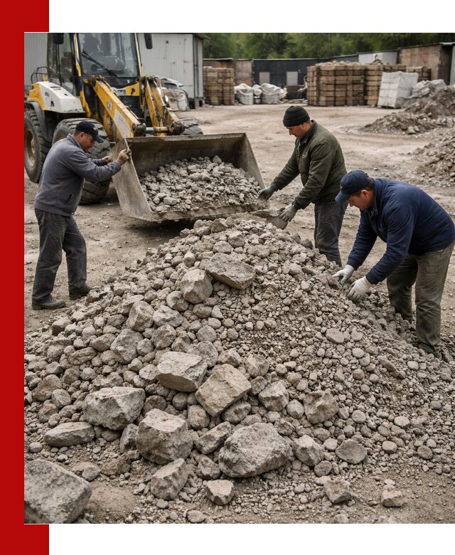 Демонтаж и вывоз бой бетона в Усть-Илимске