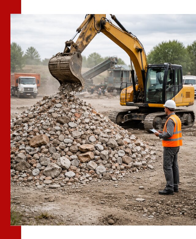 Доставка и вывоз строительного боя в Усть-Илимске