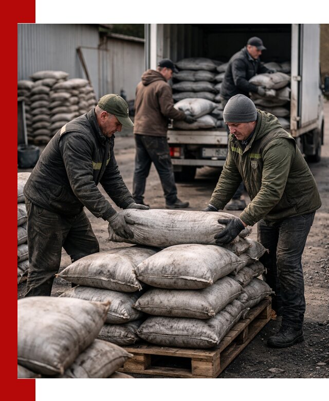 Доставка угля в мешках по выгодным ценам в Усть-Илимске