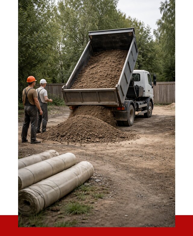 Доставка сыпучих материалов самосвалом в [cvi] от 4368 р. | ПРОНЕРУДСть