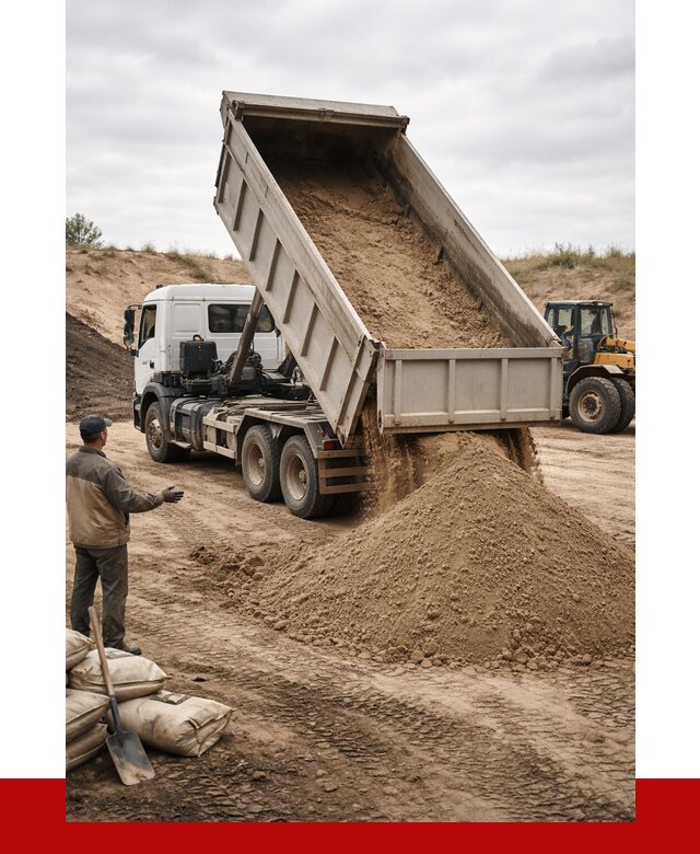 Доставка самосвалом 20 кубов в Усть-Илимске от 7800 р. | ПРОНЕРУДСть