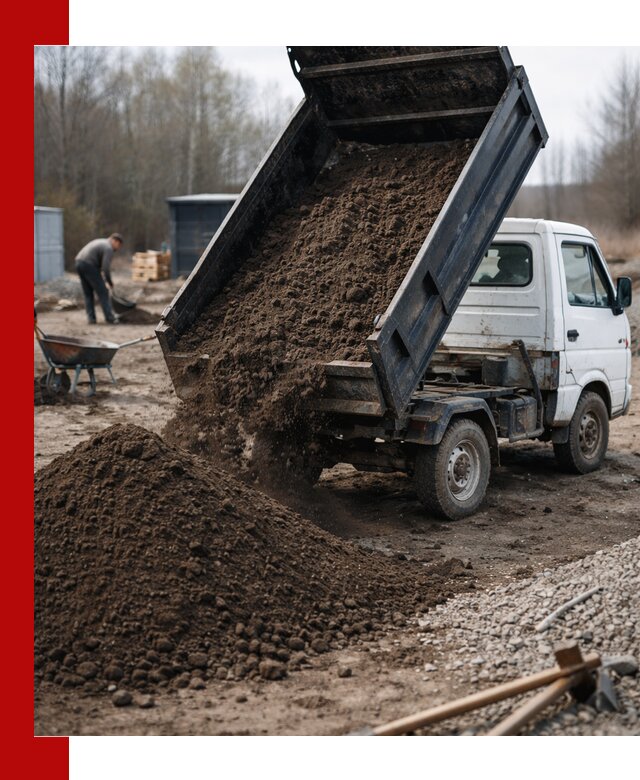 Аренда минисамосвала в Усть-Илимске для доставки сыпучих материалов