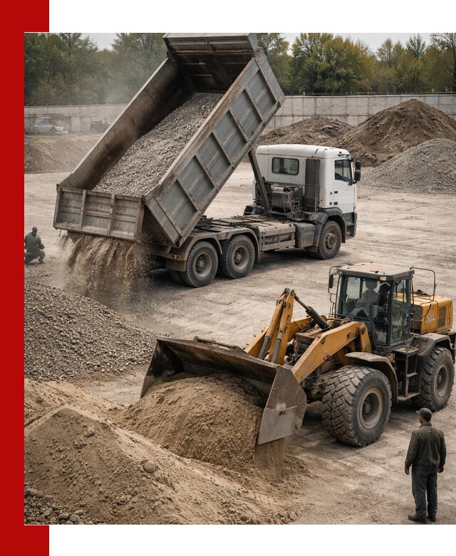 Перевозка сыпучих грузов самосвалами и бортовыми в Усть-Илимске