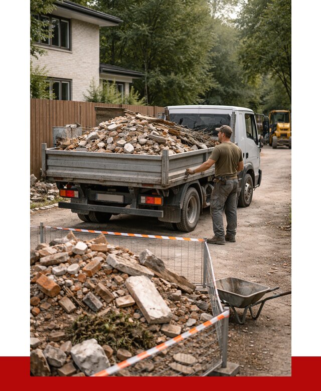 Вывоз строительного мусора с погрузкой в Усть-Илимске от 7800 р | ПРОНЕРУДСть