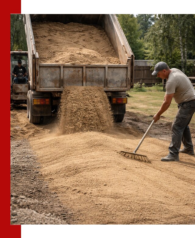 Отсыпка участка песком в Усть-Илимске быстро и качественно