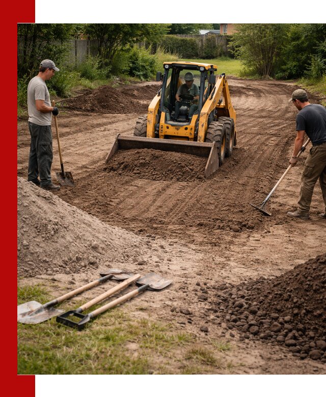 Планировка участка грунтом с вывозом и доставкой в Усть-Илимске