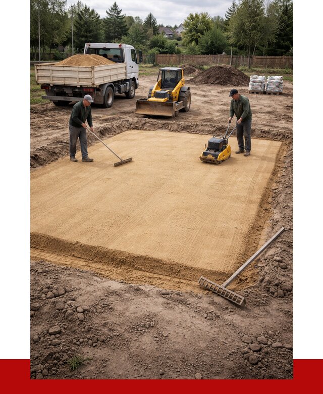 Устройство песчаной подушки в Усть-Илимске от 4680 р. ПРОНЕРУДСть