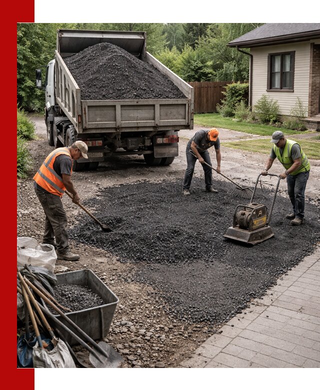 Асфальтовая крошка для двора с доставкой в Усть-Илимске